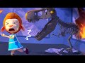 Dinosaur Suddenly Came to Life | Dolly Run Away | Old Museum Short Stories | Cartoon for Kids