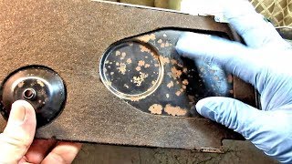 Repair Oil Pan & Replace Rubber Feet on Vintage Singer Sewing Machine (327K)