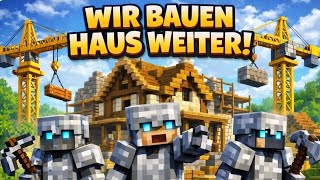 Tag 7 Wir bauen am Haus weiter⚒️🥳 in Minecraft Baukunst (ein neues gamer kapitel)🧡