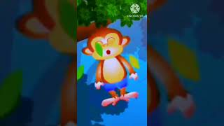 Monkey is druming to drum kids🥁🥁 Three monkeys is dancing to drum song2024#beats #shorts#shortvideo
