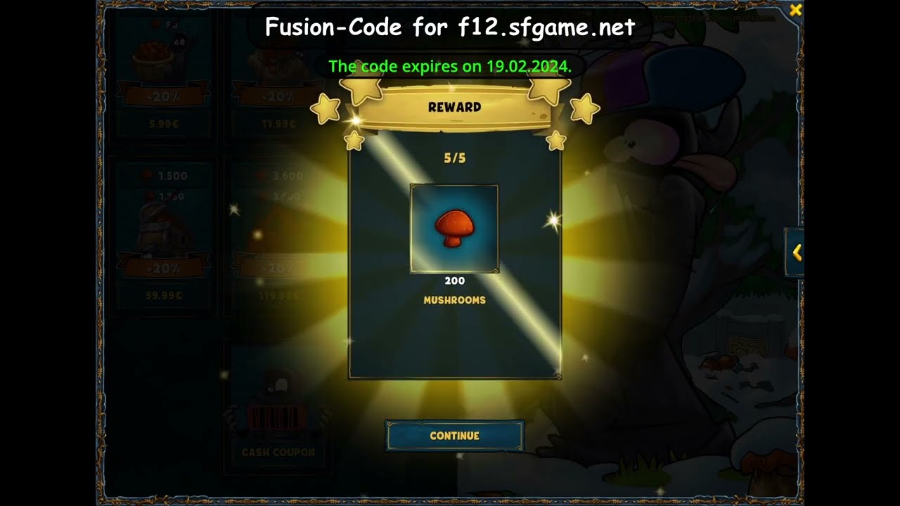 Shakes & Fidget - fusion code for fusion-server f12.sfgame.net - FUSION12