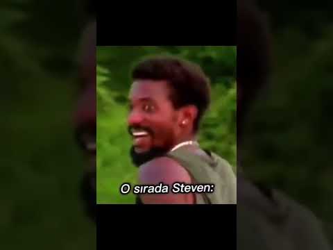 İsmail sinirlenip hindistan cevizini kırmıştır :  O sırada Steven 🤣🤣 #shorts #survivor