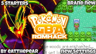 Brand New Completed Pokemon GBA ROM Hack with 25 starters, new challenges and a lot MORE!!! screenshot 4
