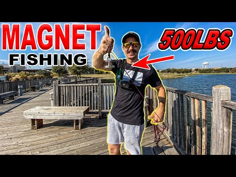 Fishing Magnet Test (500lb Magnet) 