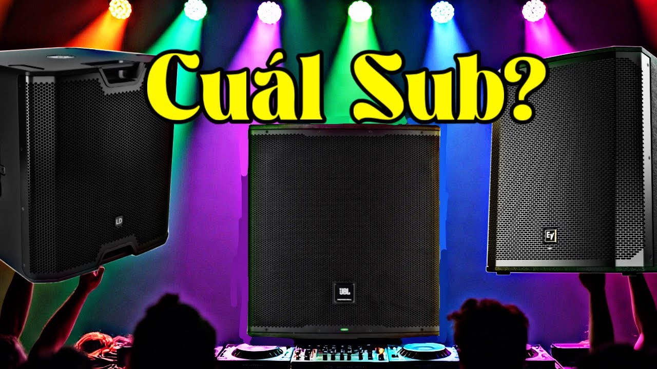 Comparativa de subwoofers de $1,000 Dls (EV Elx 200 18sp, JBL EON 718S y LD system ICOA 18)