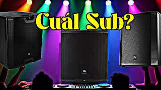Comparativa de subwoofers de $1,000 Dls (EV Elx 200 18sp, JBL EON 718S y LD system ICOA 18)