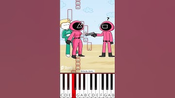 Squid Game Valentine Part 2 | Pink Gaurd Cheats For You (@dude.dans_) - Octave Piano Tutorial