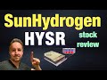 SunHydrogen stock ( HYSR penny stock to buy )