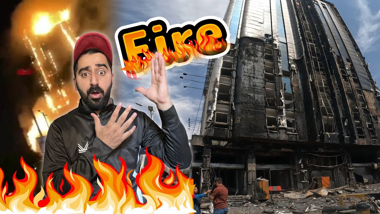Building Catches Fire at Shahrah-e-Faisa Karachi | Hasham Rais Vlogs