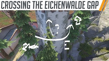 Who can cross the Eichenwalde gap? // Overwatch Eichenwalde Map Guide and Tutorial