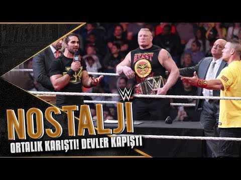 WWE Türkçe Altyazı | ORTALIK KARIŞTI! Triple H, Cena, Lesnar ve Seth Rollins Kapıştı