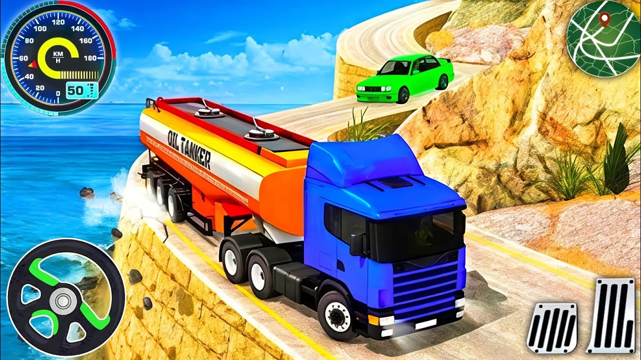 Extreme Oil Truck Transport Simulator 3D - Fuel Delivery Mission Game 2026 - Android Gameplay 