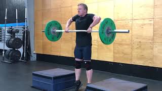 Clean High Pull from Blocks