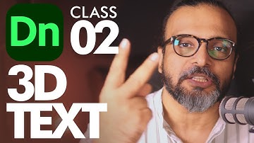 3D Text in Adobe Dimension - Class 2 - اردو / हिंदी