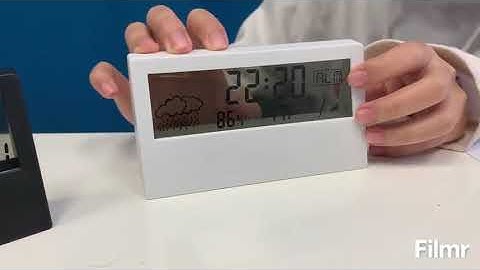 Đồng hồ để bàn đèn led mặt kính - Hướng Dẫn Sử Dụng - Memory.2108 Concept