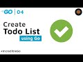CLI Todo List in GO - 04 Incredible Go