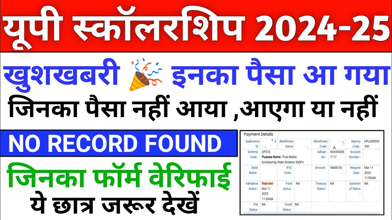 enrollment/rollnumber/marks not matched with university uploaded data , response pending by pfms