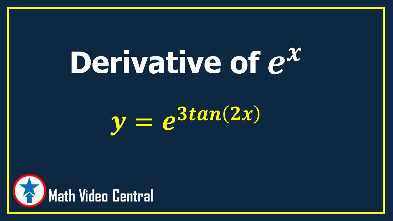 The Derivative Of E x Calculus YouTube The Derivative Of E x Calculus YouTube