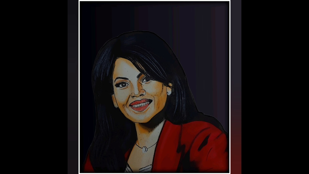 😱Drawing Realistic Portrait of Namita Thapar 