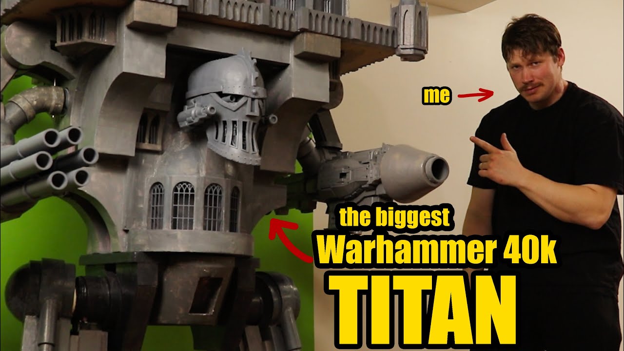 I'm REALLY CLOSE to Finishing my 7ft Warhammer 40k Titan | IMPERATOR