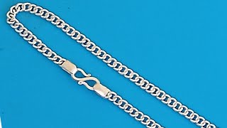 Silver Ring Chain Making Handmade Silver Chain
