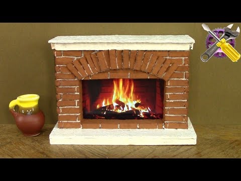 diy-mini-fireplace-with-faux-fire-🔥-faux-fireplace-made-of-cardboard