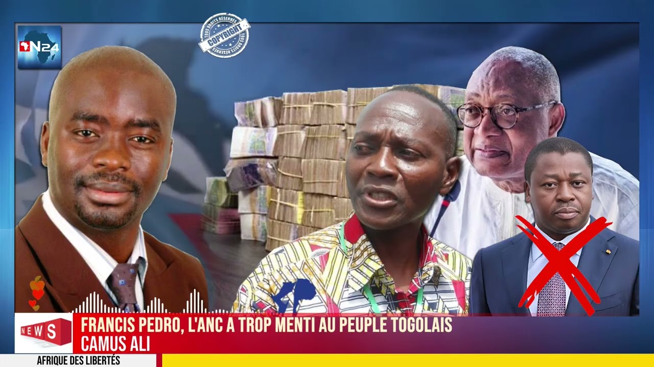 CAMUS ALI : Francis Pedro, l'ANC a trop menti au peuple togolais !