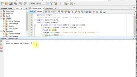 volume of a sphere in  java