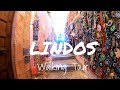 Lindos Greece Walking Tour 4k Ultra HD