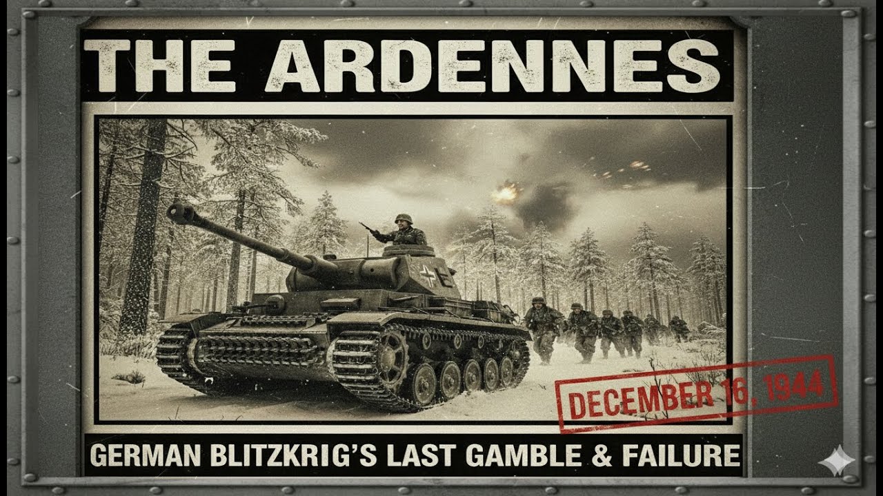 The Ardennes Inside the German Blitzkrieg's Last Gamble and Failure – December 16, 1944