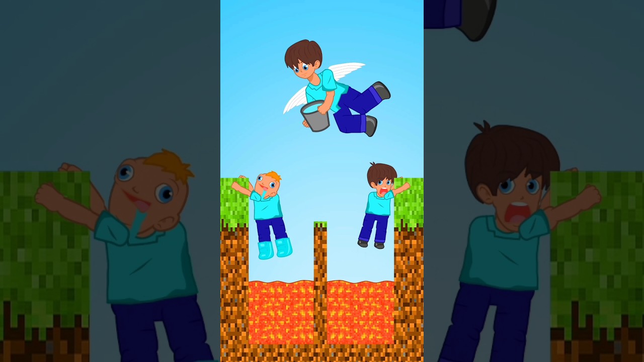 Please Help Steve In Lava Pit Challenge