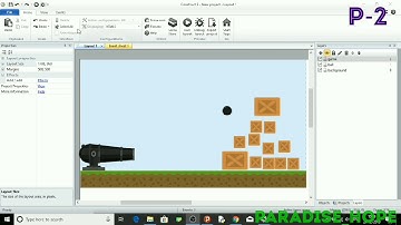 #paradisehope#construct2 Part -2 how to make 2d without coding simple and easy  with construct 2