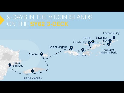 Eco travel log | 9-days in the Virgin Islands on the SY62 3-Deck with only 3% generator use