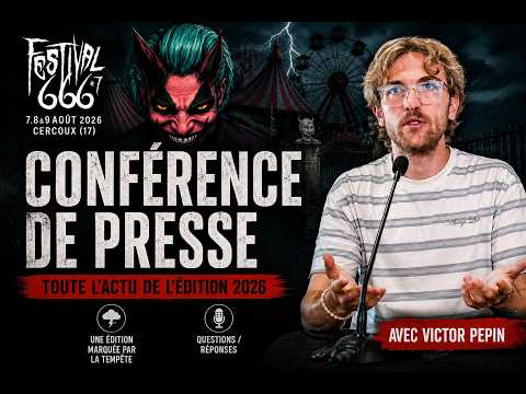 Festival 666 : conference de presse avec Victor Pepin