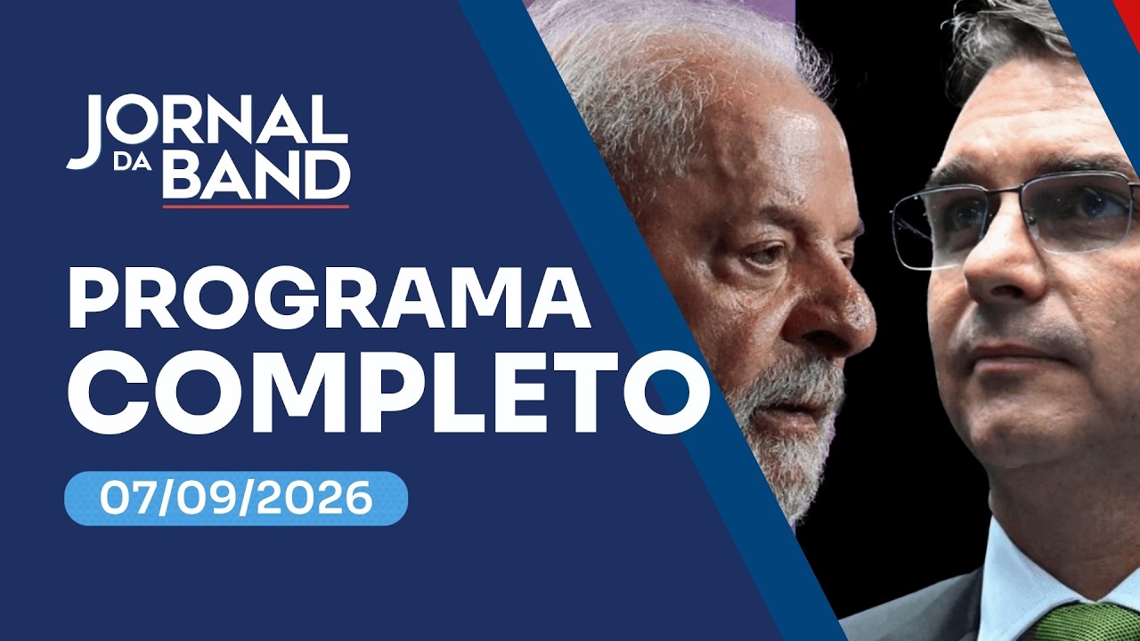 Nova pesquisa mostra Lula com 36% das intenções de voto | JORNAL DA BAND - 07/09/2026