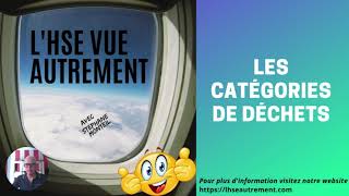 Les catégories de déchets