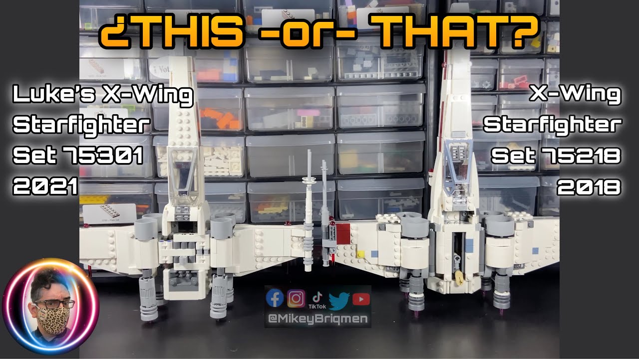 THIS or THAT - LEGO Star Wars X Wing Comparison - 75301, 75218