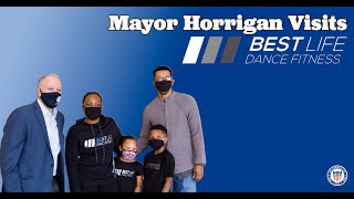 Mayor Horrigan Visits Best Life Dance Fitness