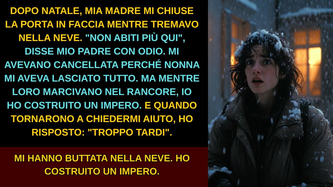 DOPO NATALE, LA MIA FAMIGLIA MI LASCIÒ FUORI PER ANNI SENZA SPIEGAZIONI ...