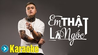 Video voorbeeld van "Em Thật Là Ngốc Karaoke (beat chuẩn) - Vũ Duy Khánh"