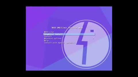 Installation of Boss (Bharat Operating System Solution) Linux