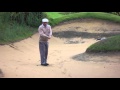 How to Play a Shot from Green Side Bunker with Firm Sand