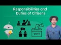 Duties And Responsibilities Of U S Citizens