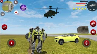 Robot car vegas crime city v2.0 gameplay /Andriod gameplay HD. screenshot 5