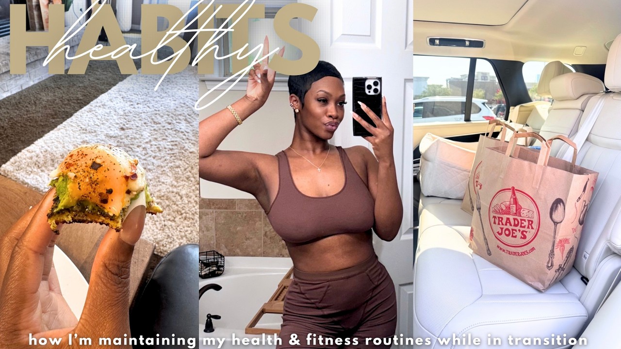 Maintaining my Health Goals while in Transition | Meal Prep, Snack Haul & Fitness Routine