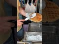 STRAWBERRY CREAM WAFFLE KOREAN STREET FOOD Shortsvideo 