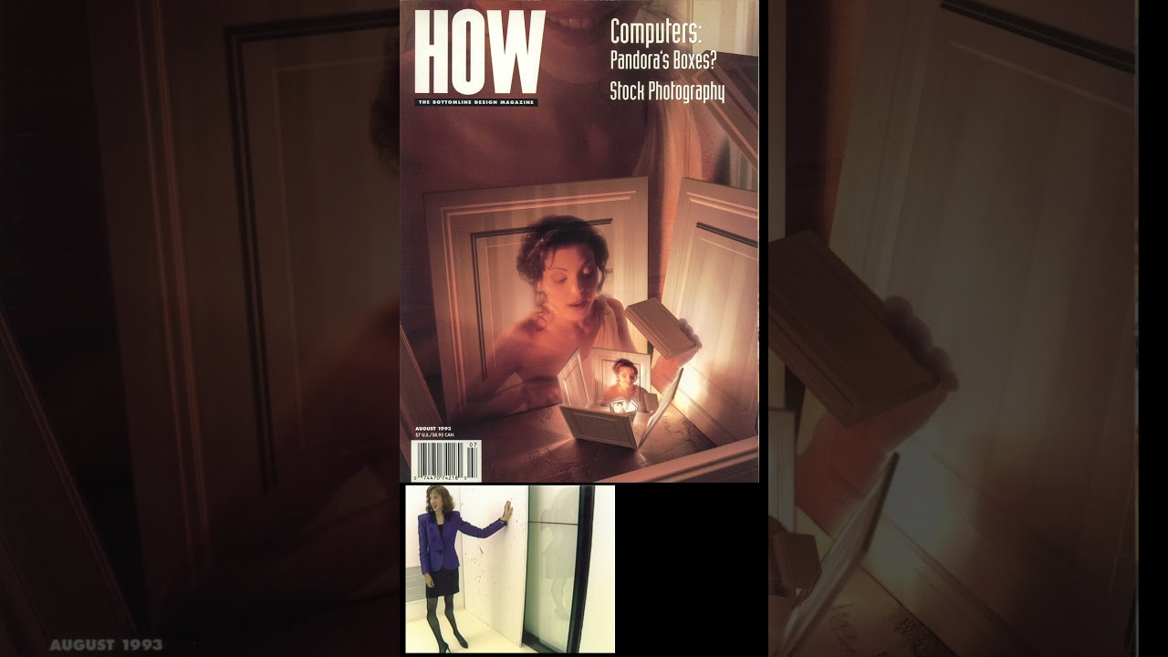 Camera Mapping on the cover of How Magazine