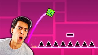 I CAN'T EVEN GET PAST LEVEL 3?! (Geometry Dash) screenshot 3