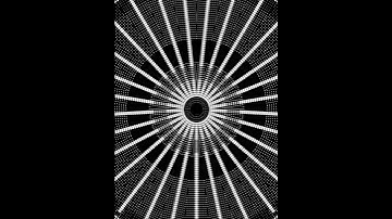 Black and White Radial Symmetry Kaleidoscope - A Visual Meditation | Kaleidoscope Visuals Animation