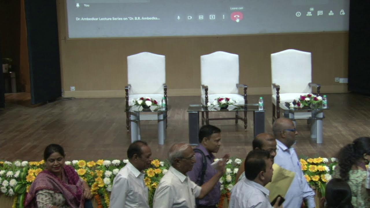 Dr. Ambedkar lecture series by Prof. santishree Dhulipudi Pandit, Vice Chancellor, JNU